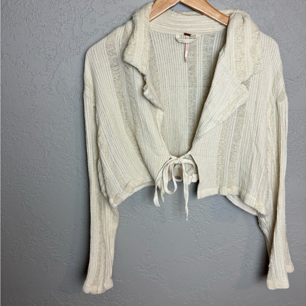 Free People On the Town Gauze Blazer